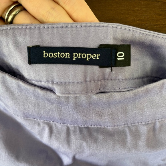 BOSTON PROPER size 10 SKORT (skirt/shorts) Wrap Side Zip - Picture 3 of 5